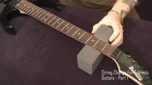 Online Guitar Lessons - Tremolo String Change - Part 1